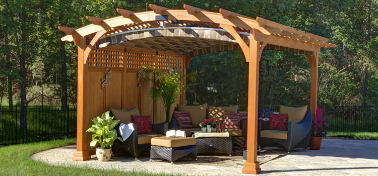 Modern Wood Pergola Installation in Bellflower, CA